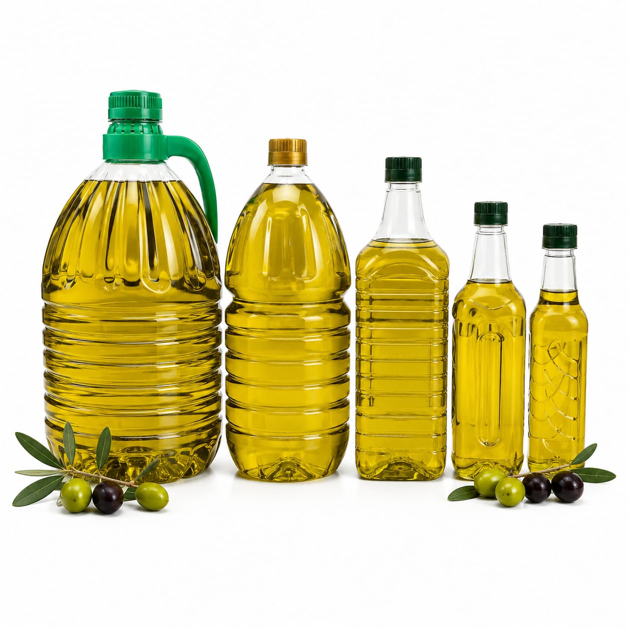 Línea de aceites de oliva extra virgen